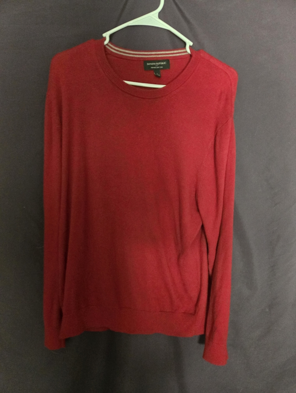 Banana Republic Red Pullover. L